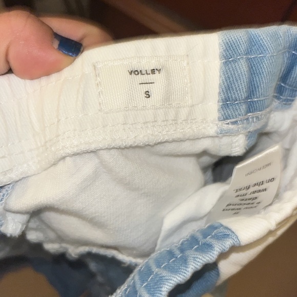 PacSun Men's Blue and White Shorts size S - Picture 7 of 7